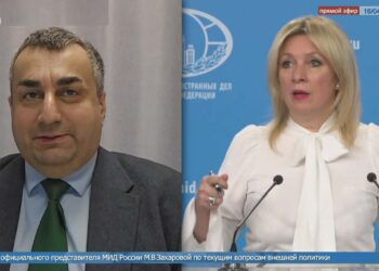 Вопрос гендиректора ТАО- News Николоза Мжаванадзе Директору департамента информации и печати Министерства иностранных дел Российской Федерации Марии Захаровой 16.04.2026